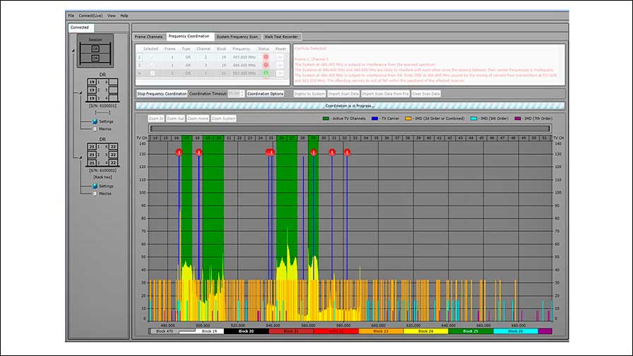 Der Wireless Designer von Lectrosonics