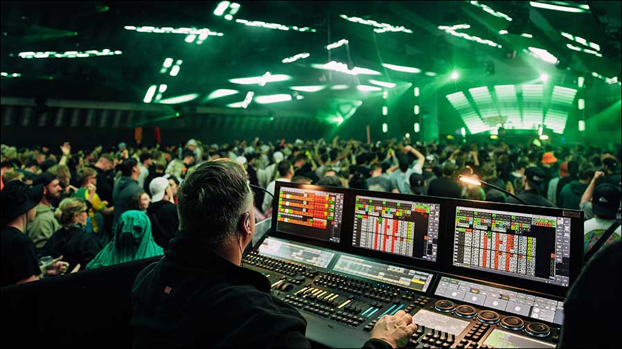 Top-DJs und neue Workflows: grandMA3 auf dem Parookaville Festival 2023 (Fotos: Jan Heesen / Lightpower)
