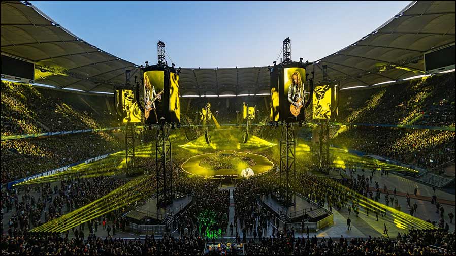 Metallicas M72 Welttournee mit Proteus Excalibur (Foto: Ralph Larmann)