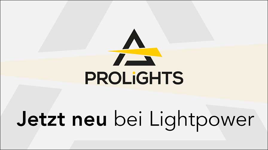 Lightpower vertreibt jetzt Prolights