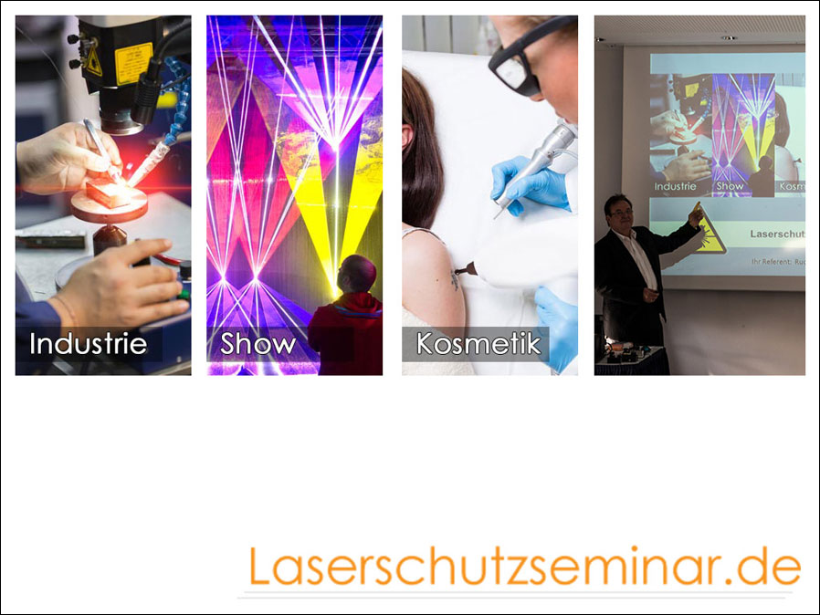 Laserschutzseminar.de mit den Seminarterminen bis Ende 2018