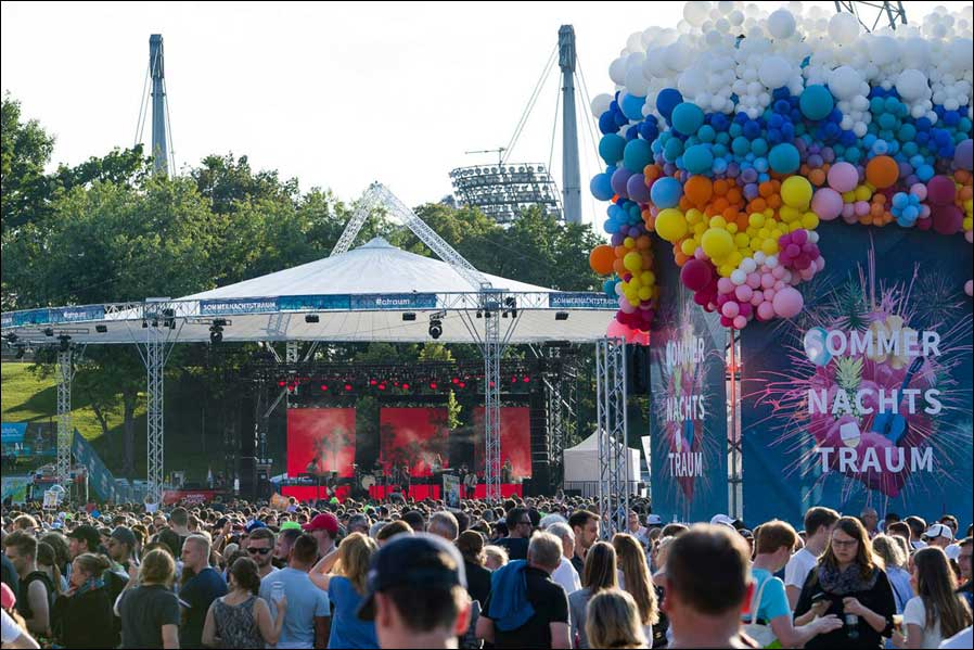 Münchner Sommernachtstraum 2018 mit Magic Sky (Fotos: Magic Sky)