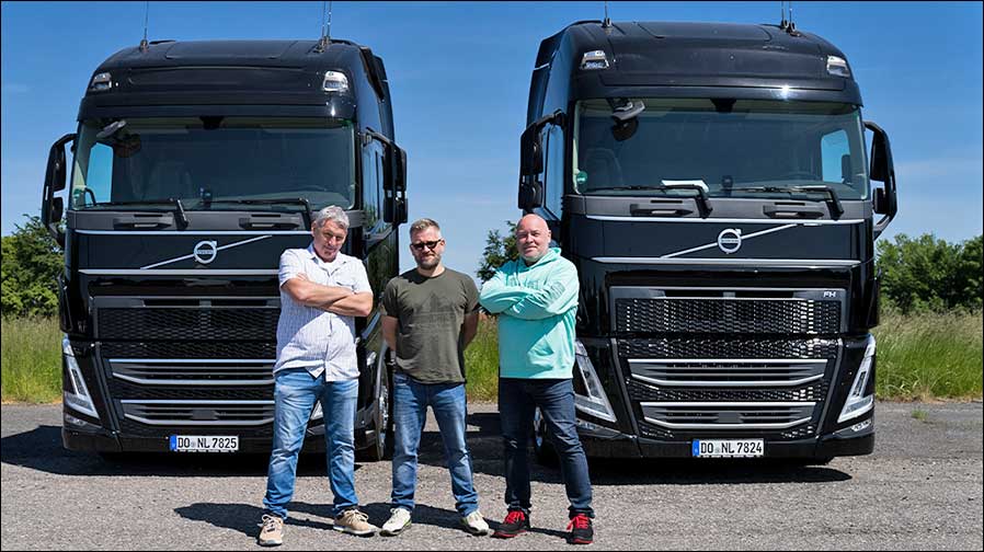 Das PRIME-Team(von links): mexs-Geschäftsführer Rudi Bäumker, NicLen Co-CEO Nico Valasik und Marc Metzler, Head of PRIME logistics (Foto: NicLen).