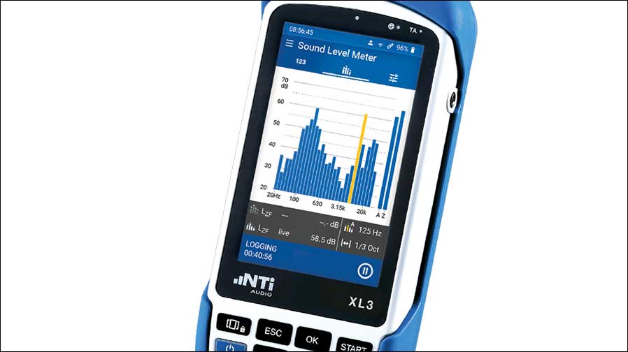 Er liefert amtliche Daten: Schallpegelmesser XL3 von NTI (Foto: NTI).