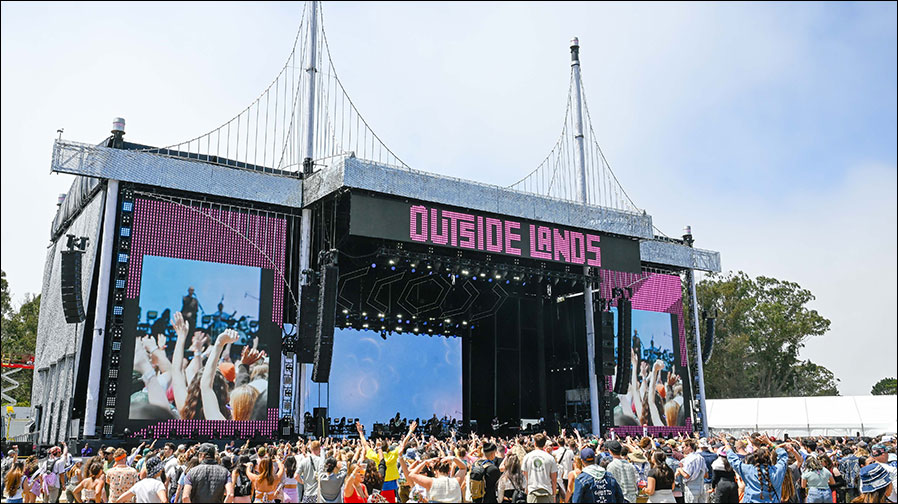 Die Hauptbühne des Outside Lands Music Festivals 2023 (Fotos: Steve Jennings)