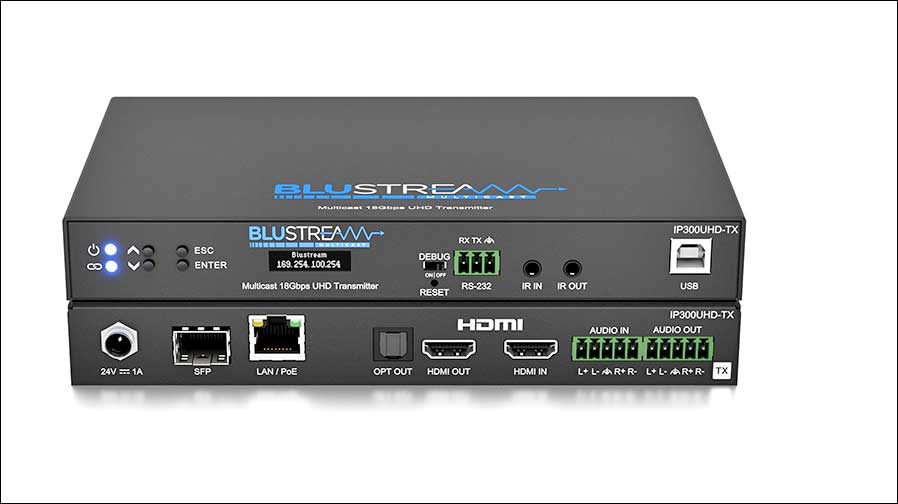 Der Sender: Blustream IP300UHD-TX (Foto: PAT)