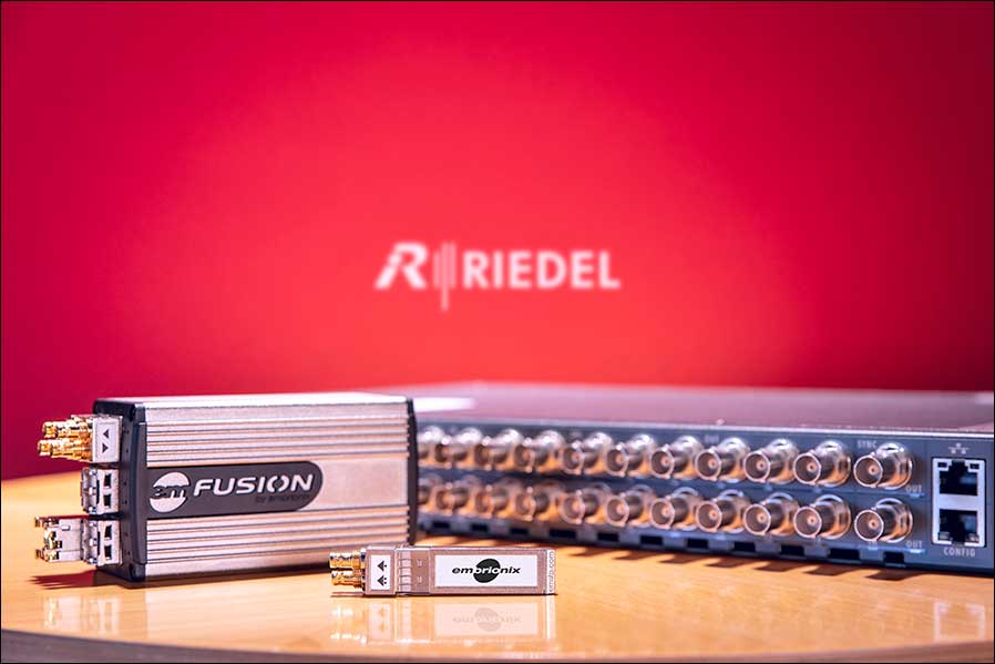 Embrionix bei Riedel