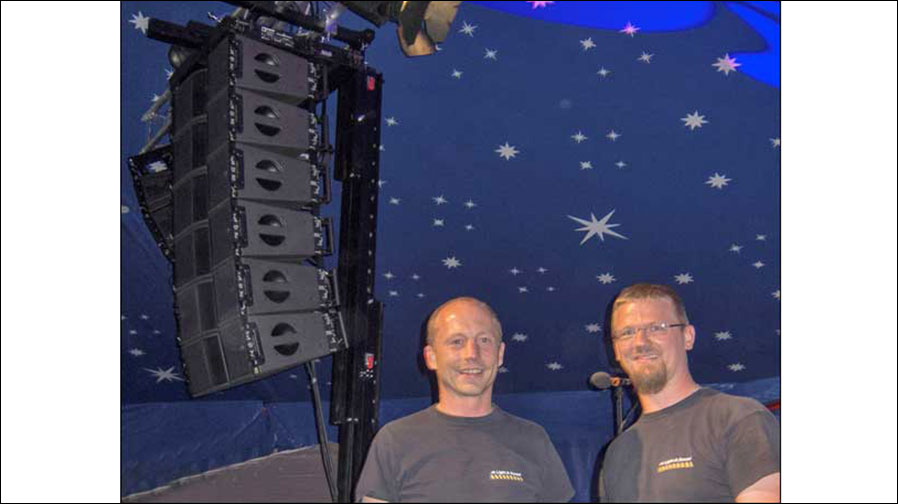 rk Light & Sound mit Kara von L-Acoustics