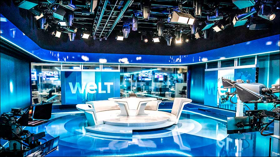 Moderne Zeiten: Die WELT mit eigenem TV Studio