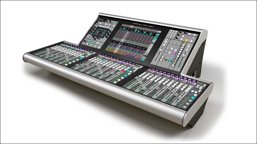 SSL Live L650 Mischpult mit Meyer Sound Spacemap Go