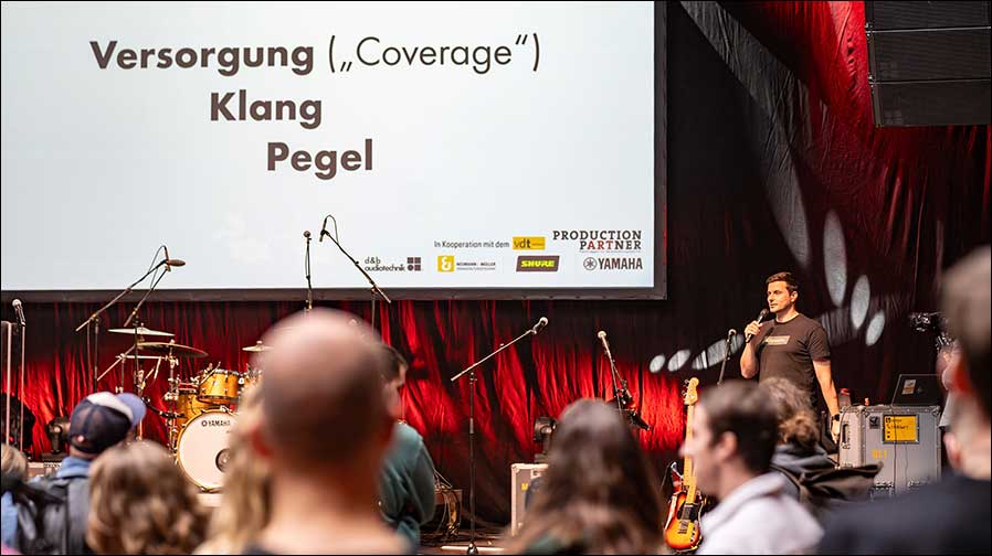 Ein besonderes Erlebnis: der Livemixingworkshop (Foto: d&b audiotechnik)