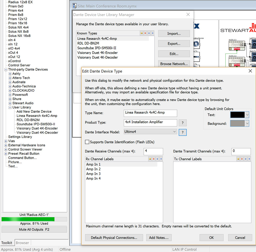 Composer-Software 6.0 von Symetrix