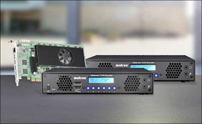 Matrox Maevex Enterprise-Encoder und -Decoder