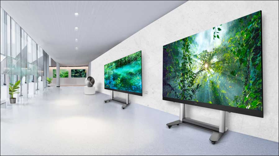 Robust und imponierend: Das 135-Zoll-Display LDS135-153 von ViewSonic (Fotos: ViewSonic).