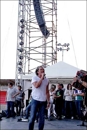 Soundcheck bei Carlos Vives