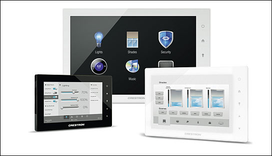 Die eleganten TSW-Touchpanels von Crestron