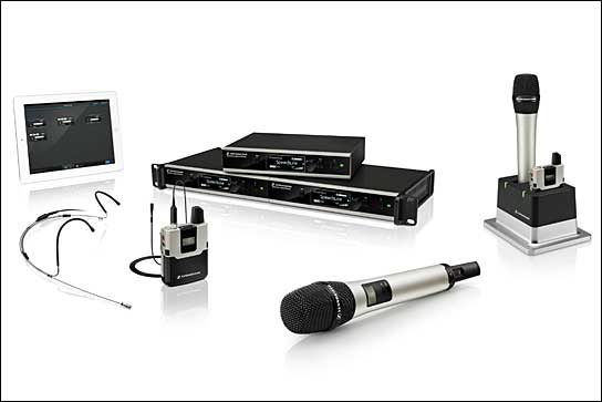 Das SpeechLine Digital Wireless von Sennheiser ist als Handmikrofon, Lavalier oder Headset erhältlich.