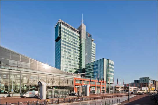 Für Zumtobel der richtige Standort: Das UP Building in Amsterdam