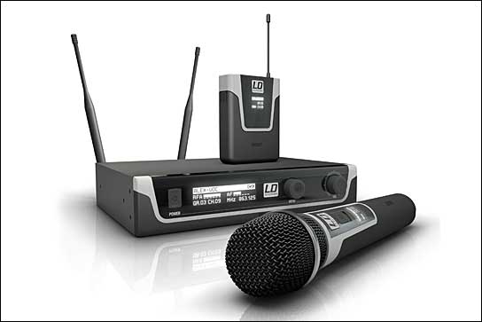 Mit dem U500 bringt LD Systems ein UHF-Drahtlossystem zum Parallelbetrieb von bis zu fünf Funkstrecken im 800-MHz-Band.