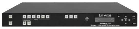 Der MMX6x2-HT200 von Lightware: ein Stand-Alone-Matrix-Switcher