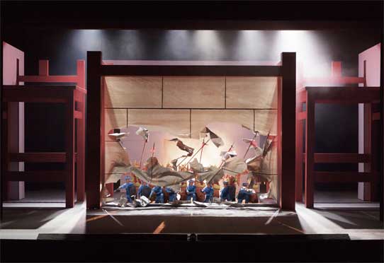 Pekingoper "Throughout the Empire All Hearts Turned to Him" am Chinesischen Nationaltheater Peking