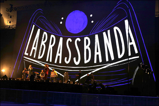 La Brass Banda in der Olympiahalle