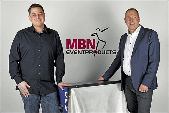Die EVENTPRODUCTS von MBN sind in guten Händen: Matthias Lohr (links) und Bernd Menrad.