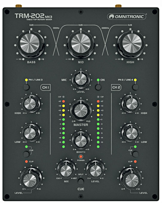 Neu auf der Prolight + Sound: Die Version MK3 des TRM-202 von Omnitronic.