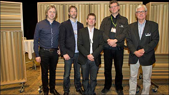 Lars-Göran Ehn, Mattias Böhm, Mikael Collin, Ron Bakker und Tomas Nylén