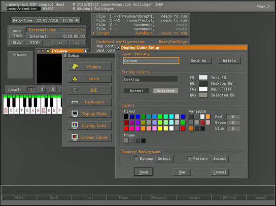 Modernisiert: Der Lasergraph DSP von LaserAnimation mit neuer Benutzeroberfläche