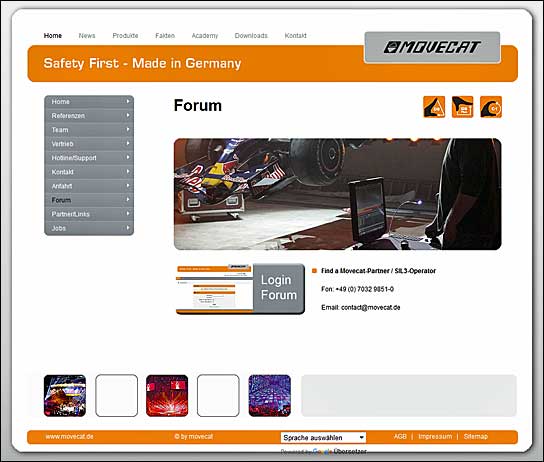 Movecat hat ein offenes Internet-Forum eingerichtet (Foto: Movecat)