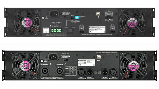 Die neuen Endstufen von Dynacord: Für Installationen oder den mobilen Einsatz