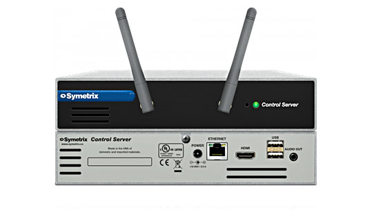 Der neue Control-Server von Symetrix - in Deutschland bei TRIUS.