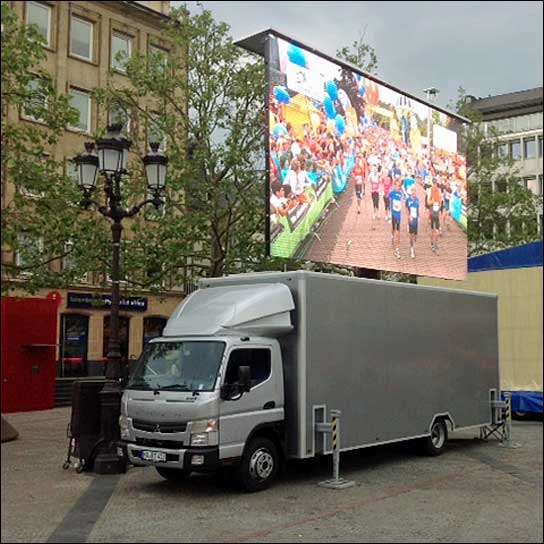 LED-Videowand-Truck von Rent Event Tec aus Mannheim