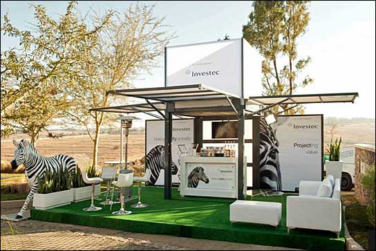 mo systeme modulbox im Einsatz auf der Home Design Expo in Südafrika.