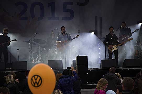 Hauptact Laith Al-Deen beim Familientag der Volkswagen Sachsen GmbH.