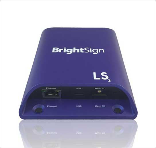 Produktlinie BrightSign LS: die kompaktesten und preisgünstigsten Player