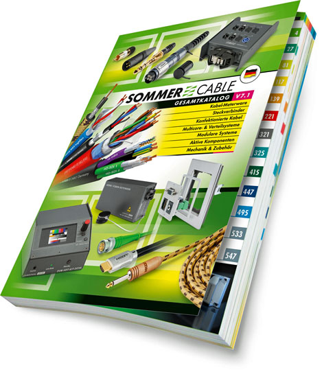 Jetzt ist er da: Der neue Hauptkatalog von Sommer Cable.