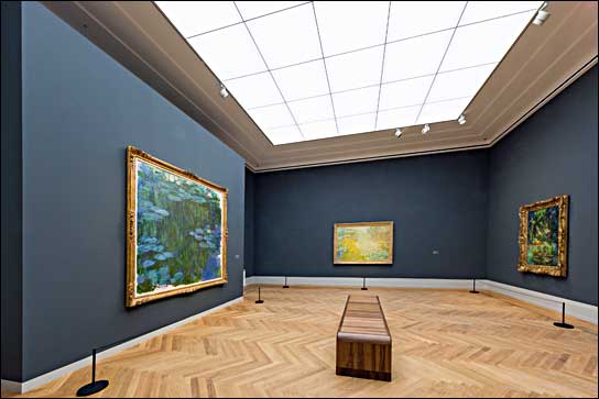 "Impressionismus. Die Kunst der Landschaft" mit Claude Monets Seerosen, Museum Barberini, (Foto: Helge Mundt / Museum Barberini)