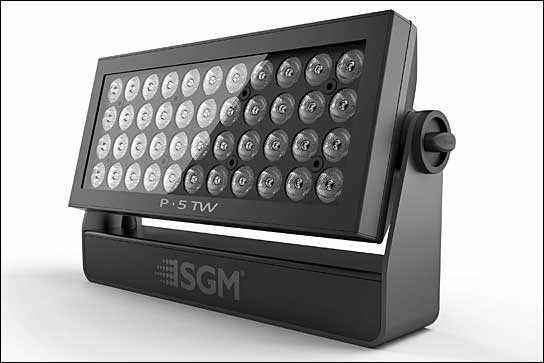 Jetzt auch bei PRG: Das LED-Weißtlicht-Washlight P-5 TW von SGM.