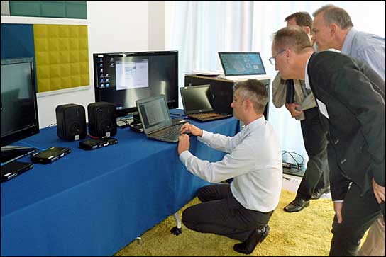 Die SVSi-Demo auf der AMX Roadshow 2015.