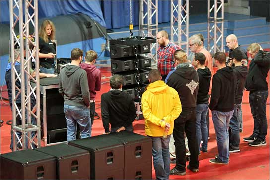 Lernen in Geiselwind: Drei Tage Workshop mit d&b audiotechnik und thomann Audio Professionell