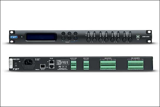 Digital-Matrix-Mischer mit 8 Ein- und 8 Ausgängen: Der DMM 8008 von FBT.