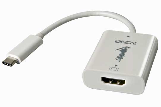 'USB 3.1 Typ C (ALT Mode) auf HDMI 4K Adapter' (Art.-Nr. 43192) von Lindy