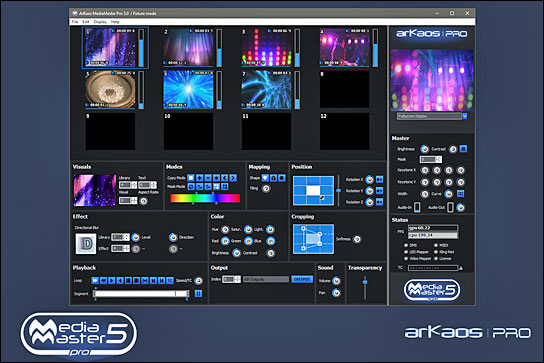Jetzt mit neuen Möglichkeiten: ArKaos Pro MediaMaster 5.